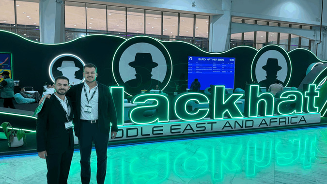 NexGuards co-founders at Black Hat MEA 2025